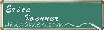 Erica Koenner Visitenkarte